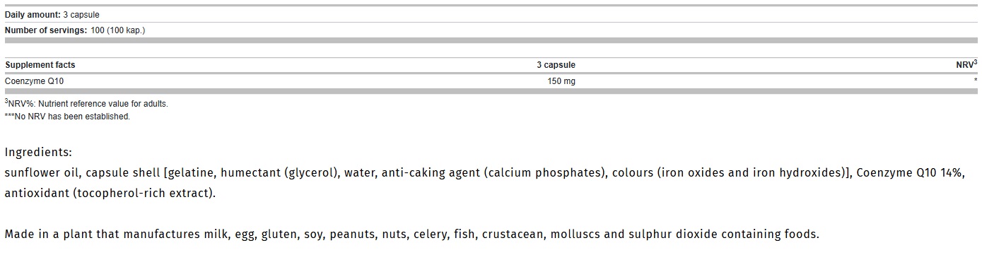 SCITEC NUTRITION CO-Q10 50mg 100caps - Image 3