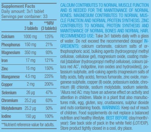 BIOTECH USA Multi Mineral Complex 100tabs - Image 3