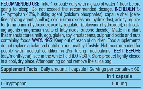 BIOTECH USA L-Tryptophan 60caps - Image 3