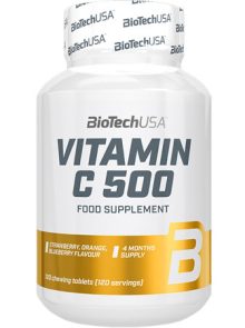 BIOTECH USA Vitamin C 500 120chewing tabs