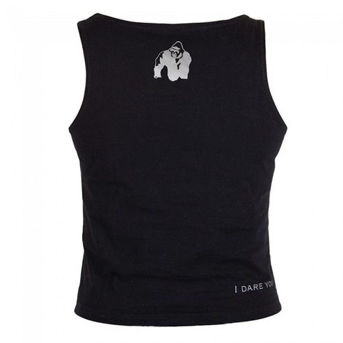 GORILLA WEAR Oakland Crop Tank Black - Image 3