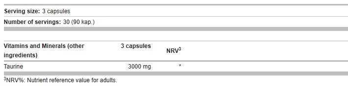 SCITEC NUTRITION Taurine 90caps - Image 2