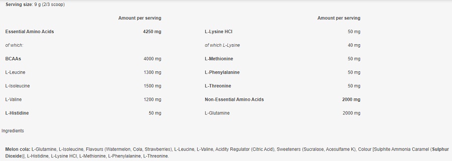 SCITEC NUTRITION EAA + Glutamine Xpress 300gr - Image 6