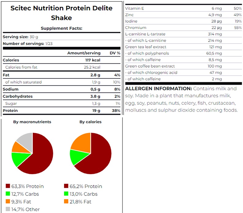 SCITEC NUTRITION Protein Delite Shake 700gr - Image 2