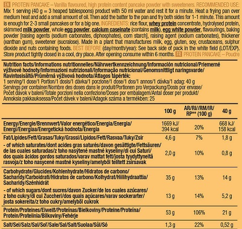 BIOTECH USA Protein Pancake 1000gr - Image 3