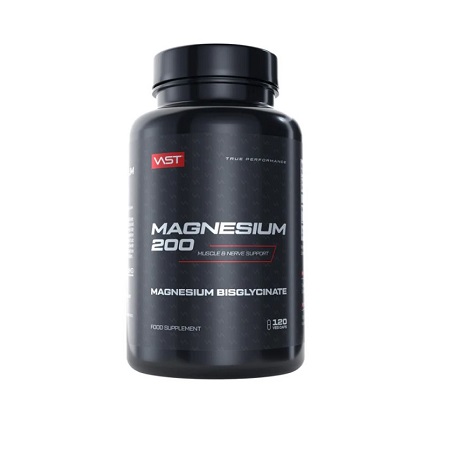 VAST Magnesium 200 Bisglycinate 120veg caps