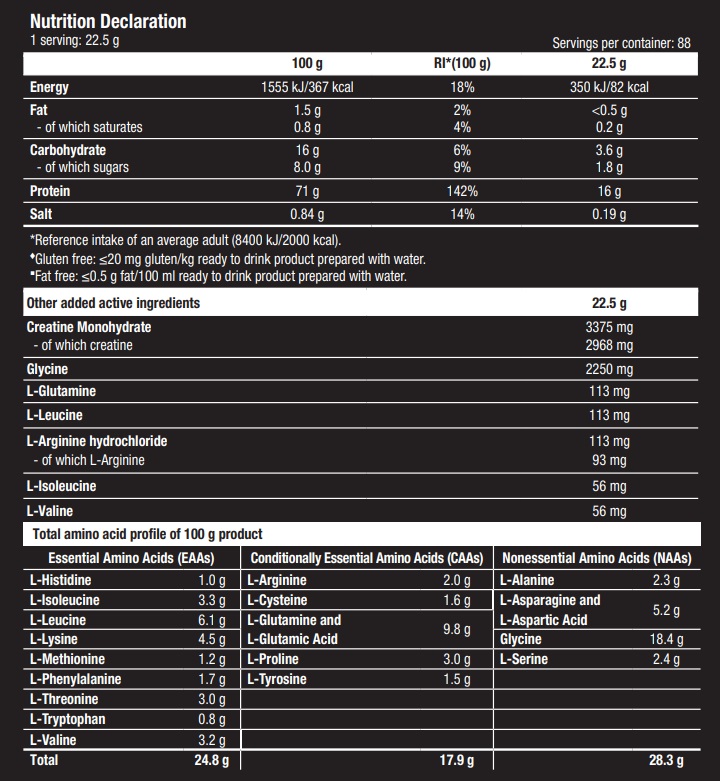 SCITEC NUTRITION Radical Whey 2000gr - Image 3
