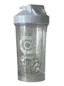 CHEMP Shaker 500ml Clear White