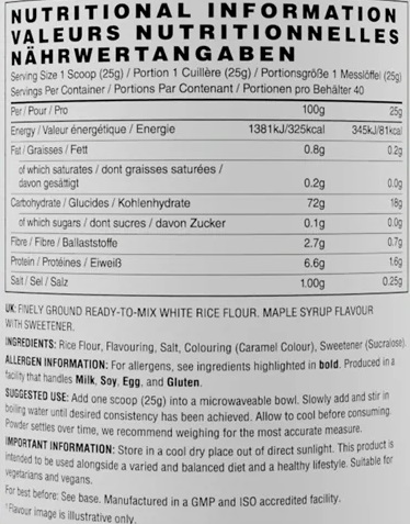 NAUGHTY BOY Cream Of Rice 2000gr - Image 5